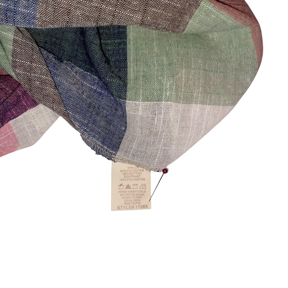 Mystree Patchwork Plaid Boho Cottagecore Crochet … - image 14